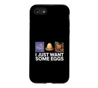Carcasa para iPhone SE (2020) / 7/8 Chicken Farmer I Just Want Some Eggs