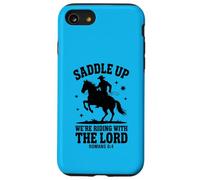 Carcasa para iPhone SE (2020) / 7/8 Christian Cowboy Romans 6:4 Western Riding Lord Faith