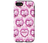 Carcasa para iPhone SE (2020) / 7/8 Chucky and Tiffany Flaming Hearts All-Over Print