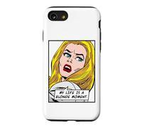 Carcasa para iPhone SE (2020) / 7/8 Cita Divertida de My Life Is A Blonde Moment Vintage Pop Art Girl