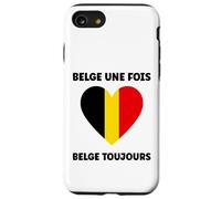 Carcasa para iPhone SE (2020) / 7/8 Citation Frites Drapeau Belgique UNE fois Humour Belge