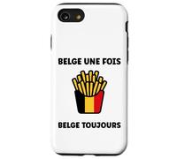 Carcasa para iPhone SE (2020) / 7/8 Citation Frites Drapeau Belgique UNE fois Humour Belge
