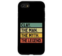 Carcasa para iPhone SE (2020) / 7/8 Clay The Man The Myth The Legend - Cita Personalizada Divertida