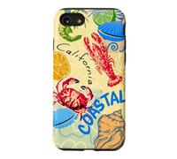 Carcasa para iPhone SE (2020) / 7/8 Coastal Lighthouse Sailboat Ocean Sunset Scenic Artwork