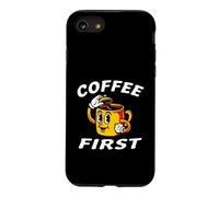 Carcasa para iPhone SE (2020) / 7/8 Coffee Lover Retro Cartoon Coffee First