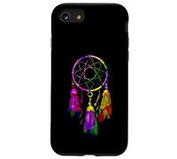Carcasa para iPhone SE (2020) / 7/8 Colorful Dreamcatcher Feathers Native Tribal