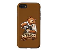 Carcasa para iPhone SE (2020) / 7/8 ¡Confía en mí, Soy un Bearista! Divertido diseño de Oso Barista