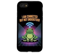 Carcasa para iPhone SE (2020) / 7/8 Connected But Not Understood - Absurd Frog WiFi Vaporwave