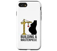 Carcasa para iPhone SE (2020) / 7/8 Construyendo una Obra Maestra Embarazo Construcción Grúa Corazón