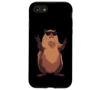 Carcasa para iPhone SE (2020) / 7/8 Cool Beaver Rock On Funny Animal Gafas De Sol Diseño