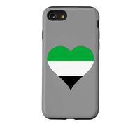 Carcasa para iPhone SE (2020) / 7/8 Corazón con los Colores de la Bandera de Extremadura
