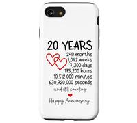 Carcasa para iPhone SE (2020) / 7/8 Corazones entrelazados, símbolo de Amor, romántico, diseño Minimalista