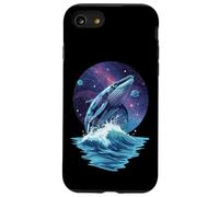 Carcasa para iPhone SE (2020) / 7/8 Cosmic Whale Tail Ocean Endless Galaxy Dream