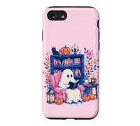 Carcasa para iPhone SE (2020) / 7/8 Cozy Spooky Ghost Reading in Autumn Halloween Teacher Kids