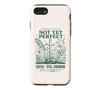 Carcasa para iPhone SE (2020) / 7/8 Cruz Floral Motivacional de Crecimiento Cristiano aún