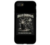 Carcasa para iPhone SE (2020) / 7/8 Cuervo Gótico Cuervo Hola Oscuridad He Venido para Amante del Café
