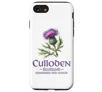 Carcasa para iPhone SE (2020) / 7/8 Culloden Scotland Recuerda y honra el Cardo Acuarela