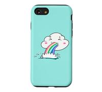 Carcasa para iPhone SE (2020) / 7/8 Cute Kawaii Rainbow Puking Cloud Design