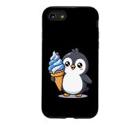Carcasa para iPhone SE (2020) / 7/8 Cute Penguin Holding Ice Cream Cone Cartoon