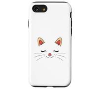 Carcasa para iPhone SE (2020) / 7/8 Cute Sleepy Cat Face Adorable Feline Kitty Lover