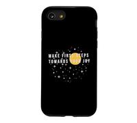 Carcasa para iPhone SE (2020) / 7/8 Da los Primeros Pasos hacia tu alegría Night Sky Cita Positiva