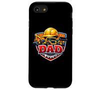 Carcasa para iPhone SE (2020) / 7/8 Dad Heavy Boy Día del Padre Excavadora Buldozer Truck Hijo Niños