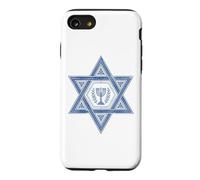 Carcasa para iPhone SE (2020) / 7/8 Decoración Elegante Estrella de David Israel Bandera Menorah Art
