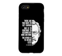 Carcasa para iPhone SE (2020) / 7/8 Desire Less Cita G.K. Chesterton Filosofía Sabiduría