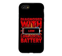 Carcasa para iPhone SE (2020) / 7/8 Diagnóstico Divertido diagnosticado con Baja batería Social