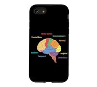 Carcasa para iPhone SE (2020) / 7/8 Diagrama Cerebro I Cerebro Neurólogo Neurociencia Cerebro