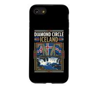 Carcasa para iPhone SE (2020) / 7/8 Diamond Circle Islandia Cascadas Ruta Escénica Vintage