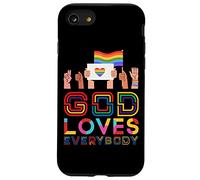 Carcasa para iPhone SE (2020) / 7/8 Dios ama a Todos Gay Christian Rainbow Meme