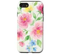 Carcasa para iPhone SE (2020) / 7/8 Diseño de Acuarela Floral de jardín de Primavera Suave