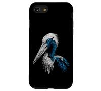 Carcasa para iPhone SE (2020) / 7/8 Diseño de cigüeña Ojos Azules para Amantes de los Animales