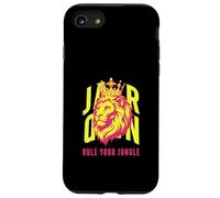 Carcasa para iPhone SE (2020) / 7/8 Diseño de león Coronado de neón - Gobierna tu Jungla