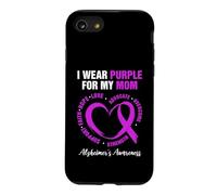 Carcasa para iPhone SE (2020) / 7/8 Diseño I Wear Purple For My Mom - Concientización sobre el Alzheimer