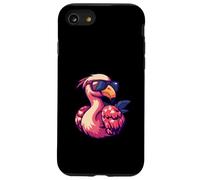 Carcasa para iPhone SE (2020) / 7/8 Divertido Cool Flamingo Verano Vibes Comic