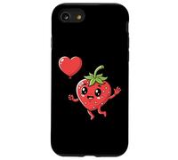 Carcasa para iPhone SE (2020) / 7/8 Divertido corazón de Fresa para el día de San Valentín Kawaii Fruit Lover