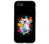 Carcasa para iPhone SE (2020) / 7/8 Divertido diseño de Salto de Gato Persa para los Amantes de los Gatos persas