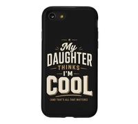 Carcasa para iPhone SE (2020) / 7/8 Divertido Papá Hija Familia Cita Cool Retro Humor Estado de ánimo