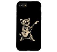 Carcasa para iPhone SE (2020) / 7/8 Divertido Perro Yorkie Tocando Guitarra Rock Lindo Yorkshire Terrier