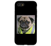 Carcasa para iPhone SE (2020) / 7/8 Divertido Pug Trabajo Trabajo Meme Humor Foto Borrosa