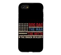 Carcasa para iPhone SE (2020) / 7/8 Dog Dad The Man The Myth The Snack Dealer Bandera Estadounidense