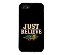 Carcasa para iPhone SE (2020) / 7/8 Don't Be Afraid Just Believe Mark 5:36 Sea Turtle Faith