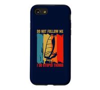 Carcasa para iPhone SE (2020) / 7/8 Don't Follow Me I Do Stupid Things Retro Windsurf