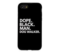 Carcasa para iPhone SE (2020) / 7/8 Dope Black Man Dog Walker Orgullo afroamericano