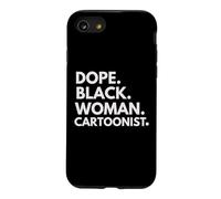 Carcasa para iPhone SE (2020) / 7/8 Dope Black Woman Caricaturista Empoderado Profesional