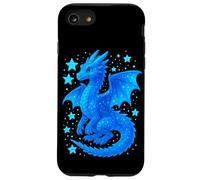 Carcasa para iPhone SE (2020) / 7/8 Dragon Azul Mistico Ilustracion Fantasia Celestial Adorable