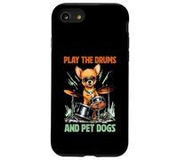 Carcasa para iPhone SE (2020) / 7/8 Drummer Dog Play The Drums Perro Mascota Percusión Tambores Percusión