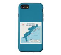 Carcasa para iPhone SE (2020) / 7/8 East Coast Shark Sightings Map